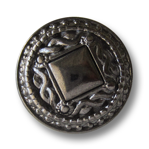 www.knopfparadies.de - 1499ch - Üppig verzierte Metallknöpfe