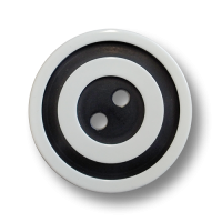 www.knopfparadies.de - 4581sw - Schwarz weiß gestreifte Kunststoffknöpfe mit zwei Knopflöchern www.knopfparadies.de - 4581sw - Schwarz weiß gestreifte Kunststoffknöpfe mit zwei Knopflöchern