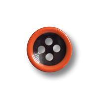www.knopfparadies.de - 6751ko - Orange-schwarz gestreifte Kinderknöpfe aus Kunststoff www.knopfparadies.de - 6751ko - Orange-schwarz gestreifte Kinderknöpfe aus Kunststoff