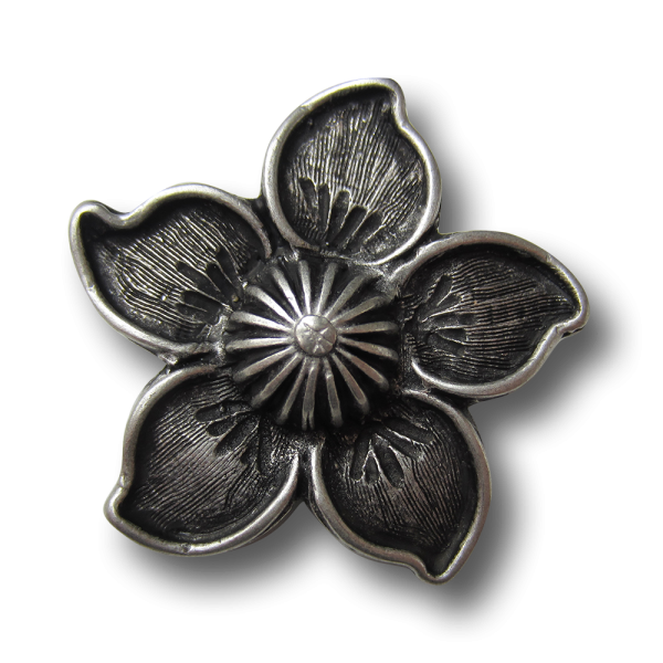 www.knopfparadies.de - d045as - Riesige Designerknöpfe: Blüte