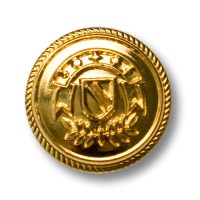 Besonders edler Blazerknopf in glänzend gold  Besonders edler Blazerknopf in glänzend gold