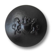 www.Knopfparadies.de - 1670sc - Schwarze Kunststoffknöpfe mit Wappen Motiv wie Lederknöpfe www.Knopfparadies.de - 1670sc - Schwarze Kunststoffknöpfe mit Wappen Motiv wie Lederknöpfe
