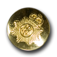 Goldfarbene Knöpfe mit interessantem Emblem