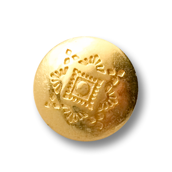 Goldfarbener Blusenknopf au Metall (0428go)