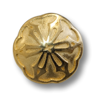 www.knopfparadies.de - 0353go - Goldfarbene Metallknöpfe mit nostalgischem Blütenmotiv www.knopfparadies.de - 0353go - Goldfarbene Metallknöpfe mit nostalgischem Blütenmotiv