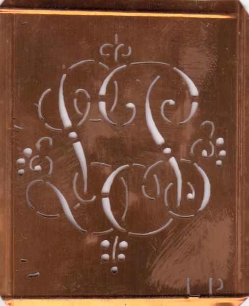 Monogrammschablone - LP-sch-561