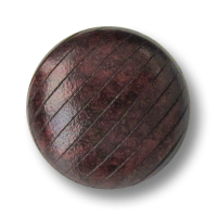 www.knopfparadies.de - 2626db - Dunkelbraune Lederknöpfe, deutlich gewölbt mit Metallöse www.knopfparadies.de - 2626db - Dunkelbraune Lederknöpfe, deutlich gewölbt mit Metallöse