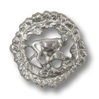 www.knopfparadies.de - 0325si - Silberfarbene Trachtenknöpfe mit Motiv: Reh und Kitz www.knopfparadies.de - 0325si - Silberfarbene Trachtenknöpfe mit Motiv: Reh und Kitz