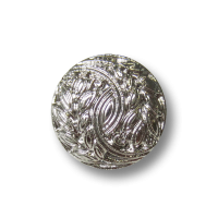 Kleiner Ösen Knopf in Metall Optik mit Ornament Muster Kleiner Ösen Knopf in Metall Optik mit Ornament Muster