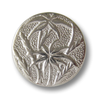 Silberfb. Metallknopf mit Papyrus Silberfb. Metallknopf mit Papyrus