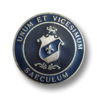 Attraktive blau-silberfarbene Blazerknöpfe Attraktive blau-silberfarbene Blazerknöpfe