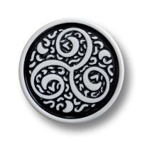 www.knopfparadies.de - 6268ws - Schwarz-weiße Kunststoffknöpfe mit Öse www.knopfparadies.de - 6268ws - Schwarz-weiße Kunststoffknöpfe mit Öse