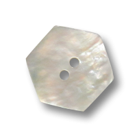www.knopfparadies.de - pm018 - Sechseckige Perlmuttknöpfe in naturweiß schillernd www.knopfparadies.de - pm018 - Sechseckige Perlmuttknöpfe in naturweiß schillernd