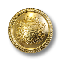 www.knopfparadies.de - 6228go - Goldfarbene Blazerknöpfe aus Metall mit Wappenmotiv www.knopfparadies.de - 6228go - Goldfarbene Blazerknöpfe aus Metall mit Wappenmotiv