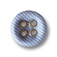 www.Knopfparadies.de - 5949bs - Nostalgische Stoffknöpfe mit blau weißen Streifen www.Knopfparadies.de - 5949bs - Nostalgische Stoffknöpfe mit blau weißen Streifen