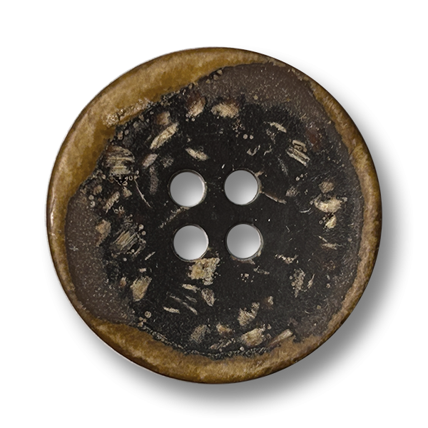 www.knopfparadies.de – 2311br – Kokos Knöpfe naturbraun 4-Loch