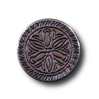 Metallknöpfe mit Blumen-Motiv Metallknöpfe mit Blumen-Motiv