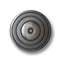Edler Metall Ösen Knopf in eleganter Rosetten Optik Edler Metall Ösen Knopf in eleganter Rosetten Optik
