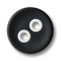 www.knopfparadies.de - 3441sw - Schwarze Kunststoffknöpfe mit weißen Knopflöchern www.knopfparadies.de - 3441sw - Schwarze Kunststoffknöpfe mit weißen Knopflöchern