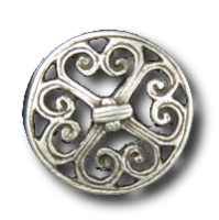 Aufwendiges altsilbernes Zierteil für historische Kostü Aufwendiges altsilbernes Zierteil für historische Kostü