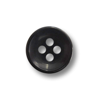 Kleine schwarze Vierloch Blusen- oder Hemdknöpfe aus Kunststoff Kleine schwarze Vierloch Blusen- oder Hemdknöpfe aus Kunststoff