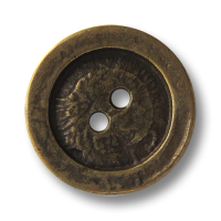 www.Knopfparadies.de - 3943am - Altmessingfarbene Zweiloch Metallknöpfe in Vintage / Used Optik www.Knopfparadies.de - 3943am - Altmessingfarbene Zweiloch Metallknöpfe in Vintage / Used Optik