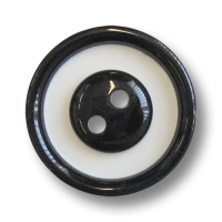 www.knopfparadies.de - 2045sc - Schwarze weiße Kunststoffknöpfe www.knopfparadies.de - 2045sc - Schwarze weiße Kunststoffknöpfe