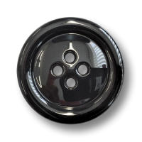 www.knopfparadies.de - 2097sc - Schwarze Kunststoffknöpfe mit vier Löchern www.knopfparadies.de - 2097sc - Schwarze Kunststoffknöpfe mit vier Löchern