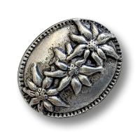 www.knopfparadies.de - 4699as - Schwere, altsilberfarbene Trachtenknöpfe mit Edelweiß www.knopfparadies.de - 4699as - Schwere, altsilberfarbene Trachtenknöpfe mit Edelweiß