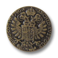 www,knopfparadies.de - 0120me - Authentische Münzknöpfe "Reichsadler Österreich" www,knopfparadies.de - 0120me - Authentische Münzknöpfe "Reichsadler Österreich"