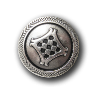 www.knopfparadies.de - k581as - Zeitlose Blazerknöpfe aus Metall in altsilberfarben www.knopfparadies.de - k581as - Zeitlose Blazerknöpfe aus Metall in altsilberfarben