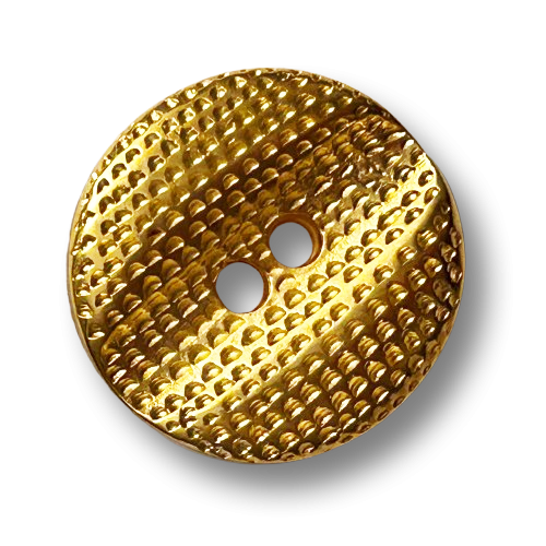 www.knopfparadies.de - d018go - goldfarbene Metallknöpfe rund