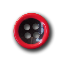 Kunststoffknopf in rot für Kinder Kunststoffknopf in rot für Kinder