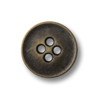 Schlichte altmessingfarben geschwärzte Vierloch Metallknöpfe Schlichte altmessingfarben geschwärzte Vierloch Metallknöpfe