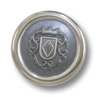 Exquisiter Wappen Knopf aus Metall z.B. für Blazer Exquisiter Wappen Knopf aus Metall z.B. für Blazer