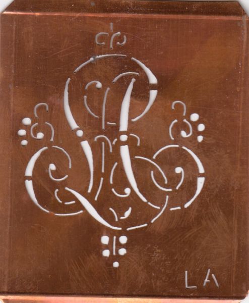 Monogrammschablone - LA-sch-561