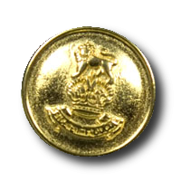 Goldfarbene Uniformknöpfe mit Krone Goldfarbene Uniformknöpfe mit Krone