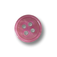 Pinkfarben perlmuttartig melierte Blusenknöpfe in klassischer Form mit schmalem Rand Pinkfarben perlmuttartig melierte Blusenknöpfe in klassischer Form mit schmalem Rand
