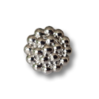 www.knopfparadies.de - 5656si - Kleine glänzende Silber-Ösenknöpfe Bubble Design www.knopfparadies.de - 5656si - Kleine glänzende Silber-Ösenknöpfe Bubble Design