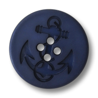 www.Knopfparadies.de - 5904bl - Blaue Ankerknöpfe aus Kunststoff www.Knopfparadies.de - 5904bl - Blaue Ankerknöpfe aus Kunststoff