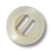 Knopf mit Schlitzen im Perlmutt-Look Knopf mit Schlitzen im Perlmutt-Look