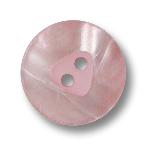 www.knopfparadies.de - 5845rs - Hübsch schimmernde Kunststoffknöpfe in Rosa / Perlmuttoptik