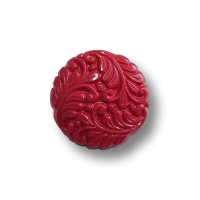 www.knopfparadies.de - 4723ro - Wunderschöne, rote Kunststoffknöpfe mit plastischem Floralmuster www.knopfparadies.de - 4723ro - Wunderschöne, rote Kunststoffknöpfe mit plastischem Floralmuster