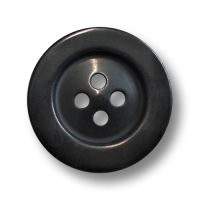 www.knopfparadies.de - 6938sc - Schwarze Mantelknöpfe mit vier Knopflöchern www.knopfparadies.de - 6938sc - Schwarze Mantelknöpfe mit vier Knopflöchern