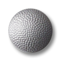 Matt silberfarbene gekörnte, leichte Knöpfe aus Metallblech Matt silberfarbene gekörnte, leichte Knöpfe aus Metallblech