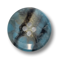 Ausgefallener blau melierter Knopf mit Gold Schimmer Ausgefallener blau melierter Knopf mit Gold Schimmer