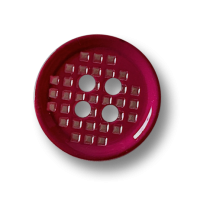 www.knopfparadies.de - 6955ma - Magenta-farbene Blusenknöpfe aus Kunststoff mit Gittermuster www.knopfparadies.de - 6955ma - Magenta-farbene Blusenknöpfe aus Kunststoff mit Gittermuster