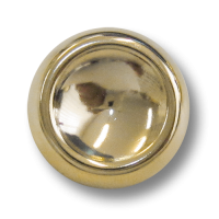 Leichter goldfb. Metallblech Knopf m. Spiegel Effekt Leichter goldfb. Metallblech Knopf m. Spiegel Effekt