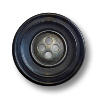 www.knopfparadies.de - 6629bs - Dunkle Mantelknöpfe aus Kunststoff und Metall mit vier Löchern www.knopfparadies.de - 6629bs - Dunkle Mantelknöpfe aus Kunststoff und Metall mit vier Löchern