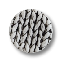 www.knopfparadies.de - 6882sw - Wunderschöne Mantelknöpfe aus Kunststoff mit Strickmuster www.knopfparadies.de - 6882sw - Wunderschöne Mantelknöpfe aus Kunststoff mit Strickmuster
